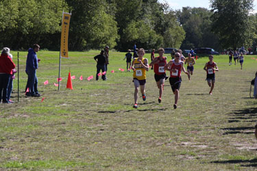 Nick finishing race