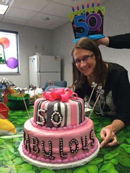 Sarah birthday celebration