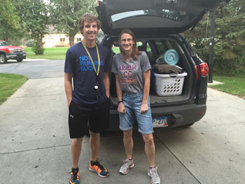 Nick and Sarah college