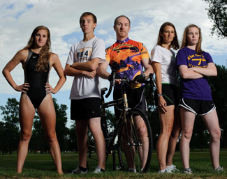 family exercise group digital