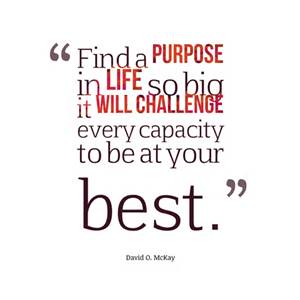 purpose in life