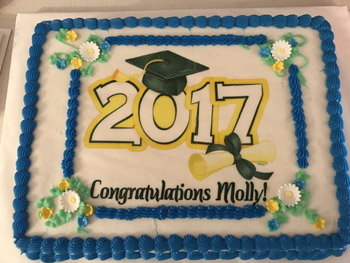graduation cake